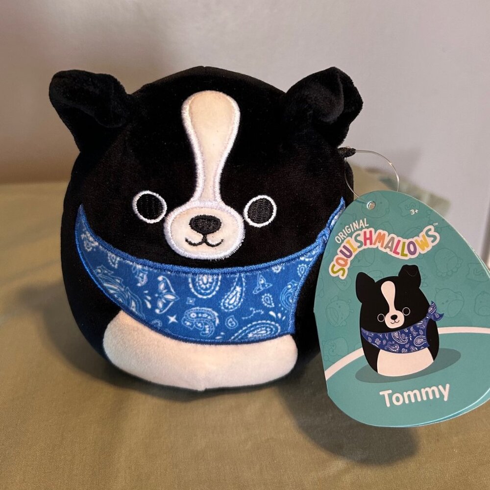 Jazware Squishmallows Tommy the Border Collie 6"